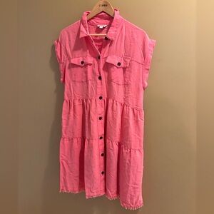 🧵Umgee Coral Sleeveless Dress